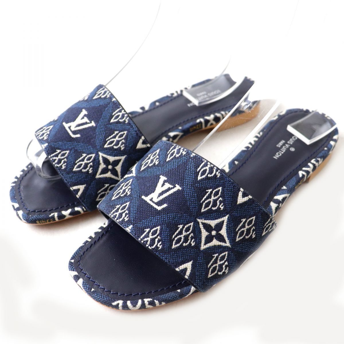 美品 LV ルイヴィトン リバイバルライン SINCE1854 ミュール