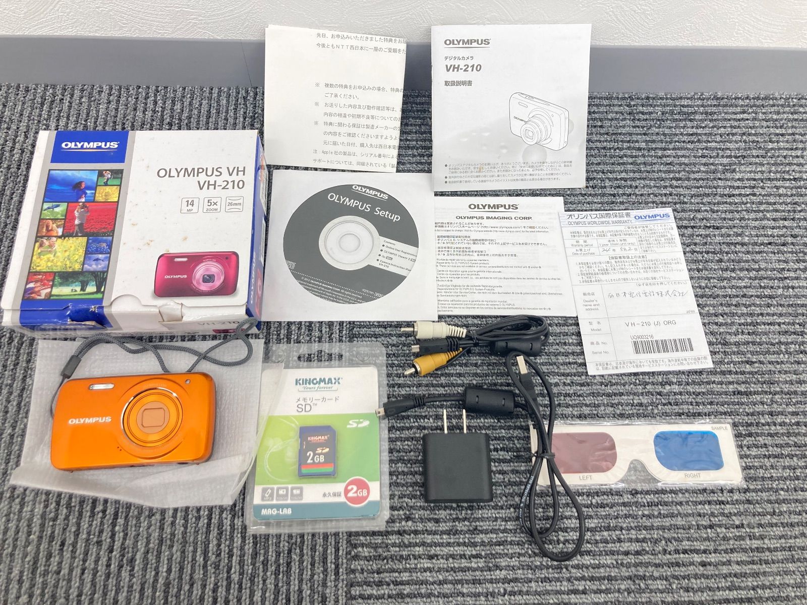 KD-006 OLYMPUS オリンパス VH-210 デジタルカメラ