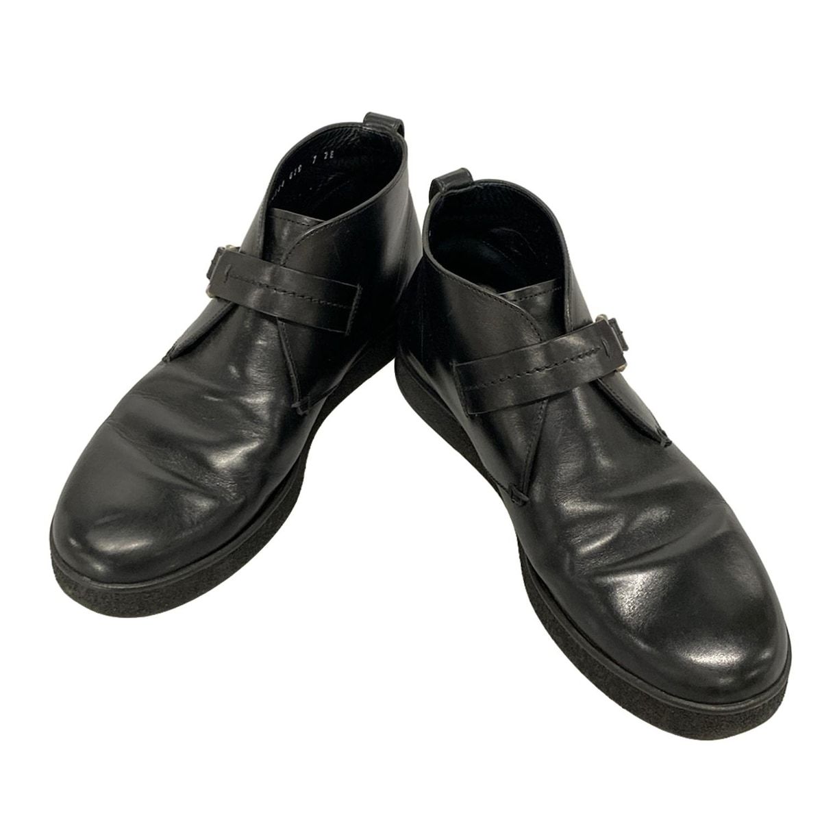 FERRAGAMO SalvatoreFerragamo サルバトーレフェラガモ シューズ 7 メンズ - 黒 ガンチーニ レザー