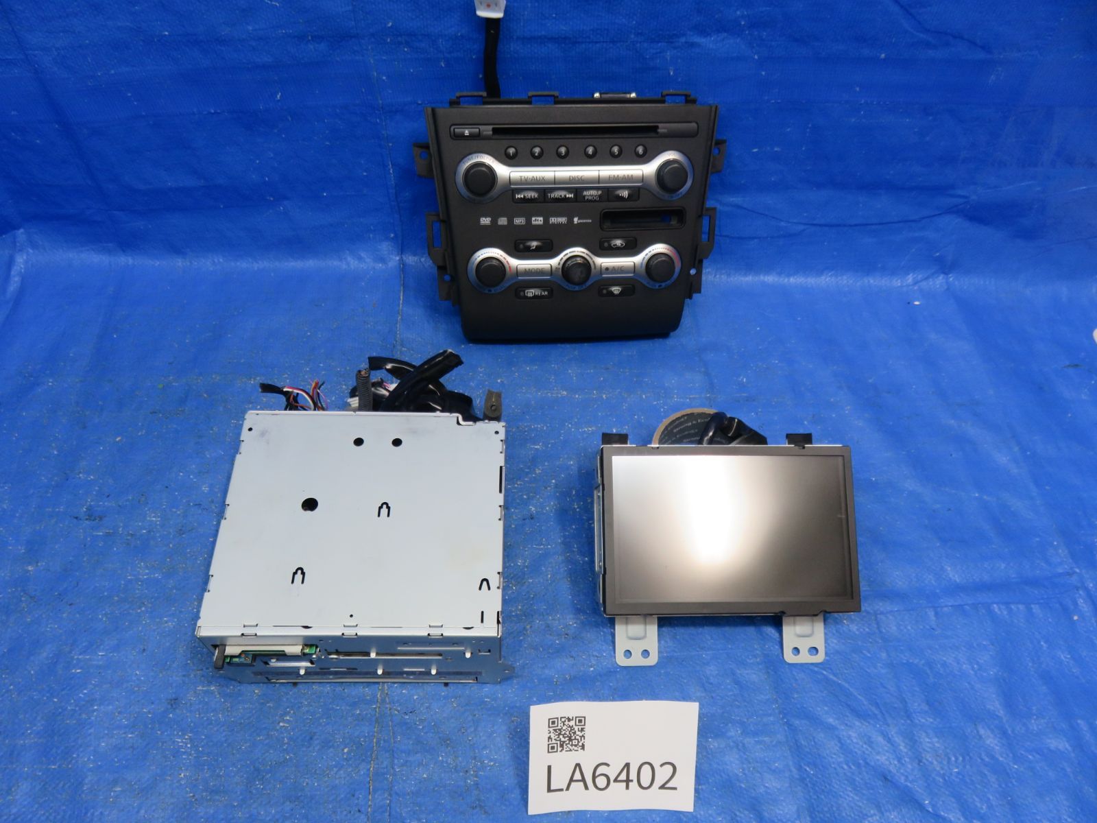 LA6402 日産 TZ51 ムラーノ ナビ オーディオ エアコンスイッチ マルチモニターセット 純正 25915-1AM8C 28091-JK01B PNZ51 Z51