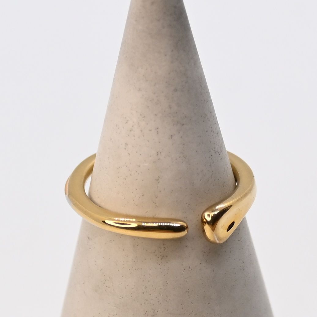 ete エテ ウェーブリング 11号 Jouete K10YG レイヤー ウェーブ リング