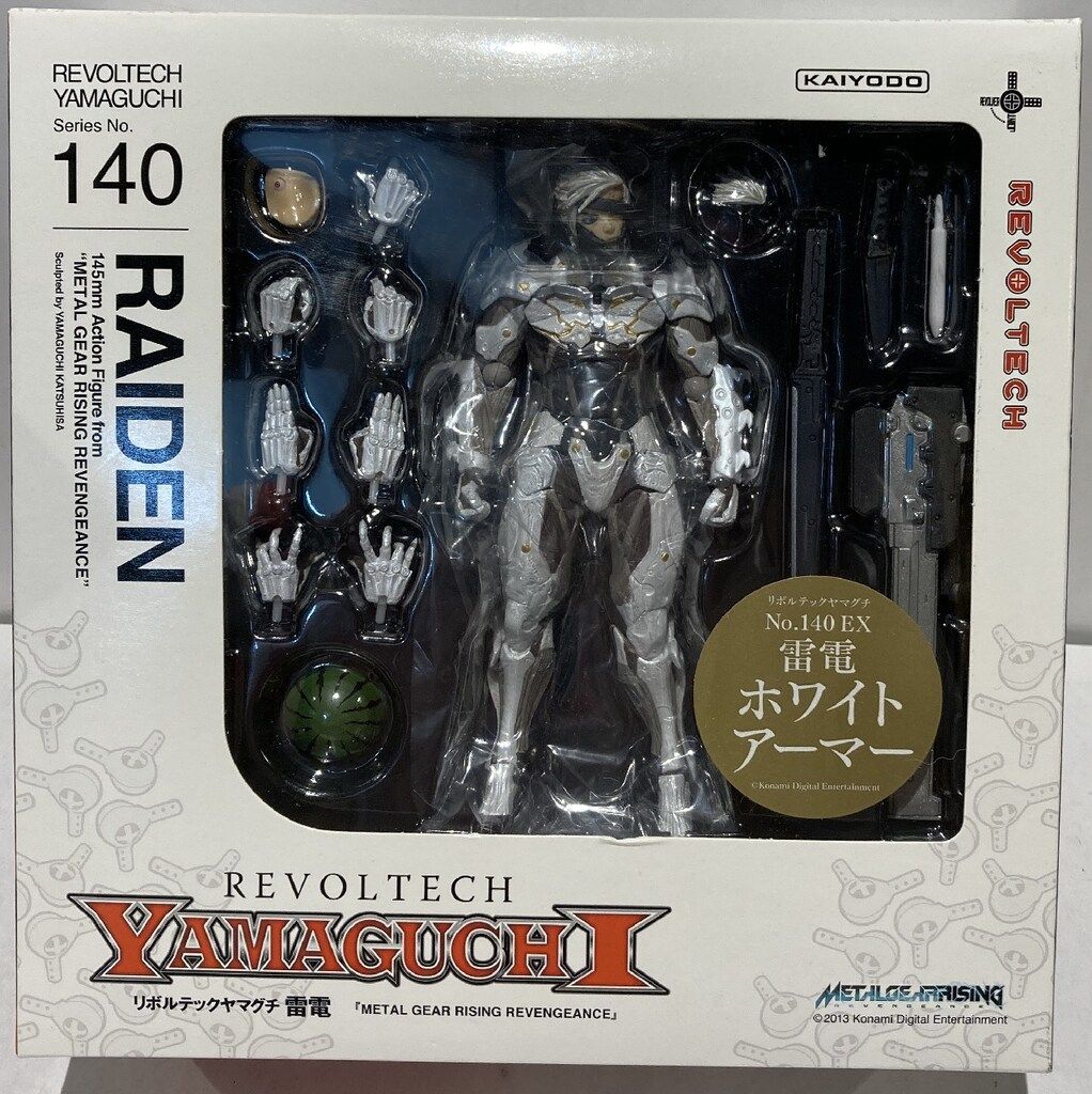 海洋堂 リボルテックヤマグチ 雷電 ホワイトアーマー 140 - メルカリ