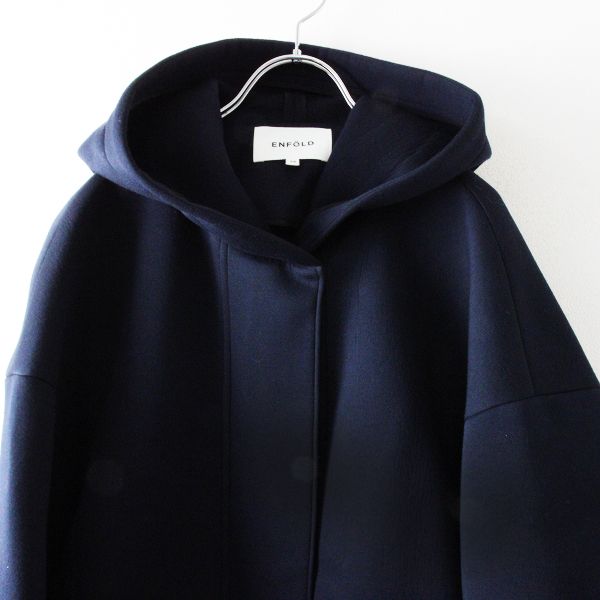2020SS ENFOLD エンフォルド ボンディングフーデッドコート 38  