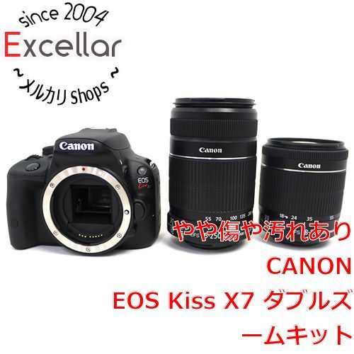 bn:6] Canon製 EOS Kiss X7 ダブルズームキット 訳あり - メルカリ