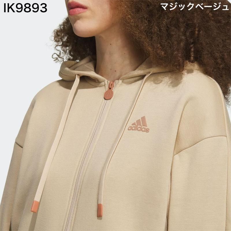 アディダス ADIDAS レディース パーカー フーディ ワーディング ルーズ