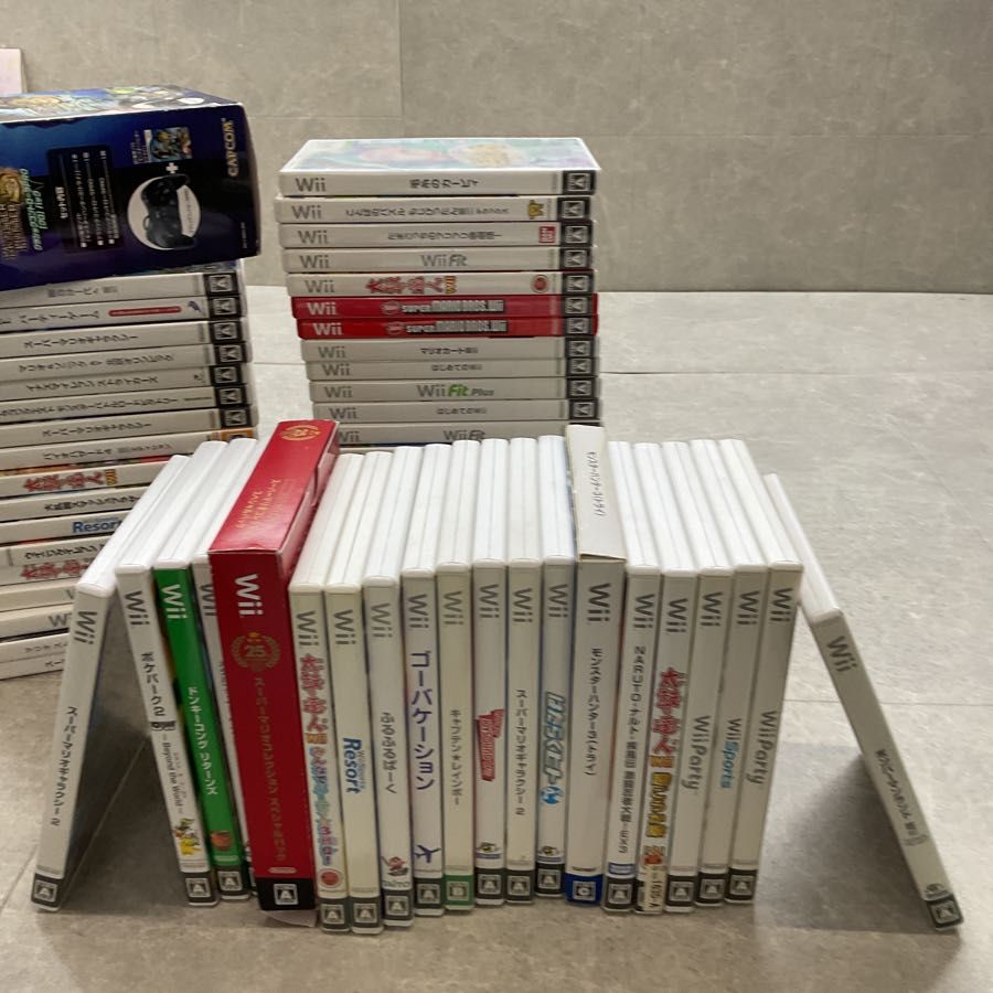 任天堂/Nintendo/ニンテンドー Wii 毛糸のカービィスーパーマリオギャラクシー スーパーマリオコレクション WiiFit はたらくヒト  等 ソフト 50点以上セット 任天堂/Nintendo/ニンテンドー Wii 毛糸のカービィスーパー