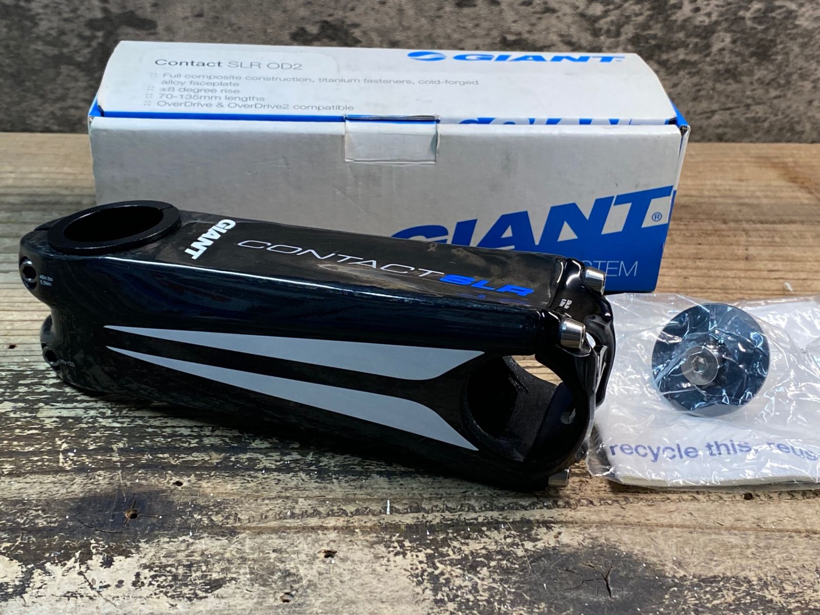 giant カーボンステム　contact slr od2 100mm Giant Contact SLR OD2 100mm ±8 Degree Carbon Road Stem 128g