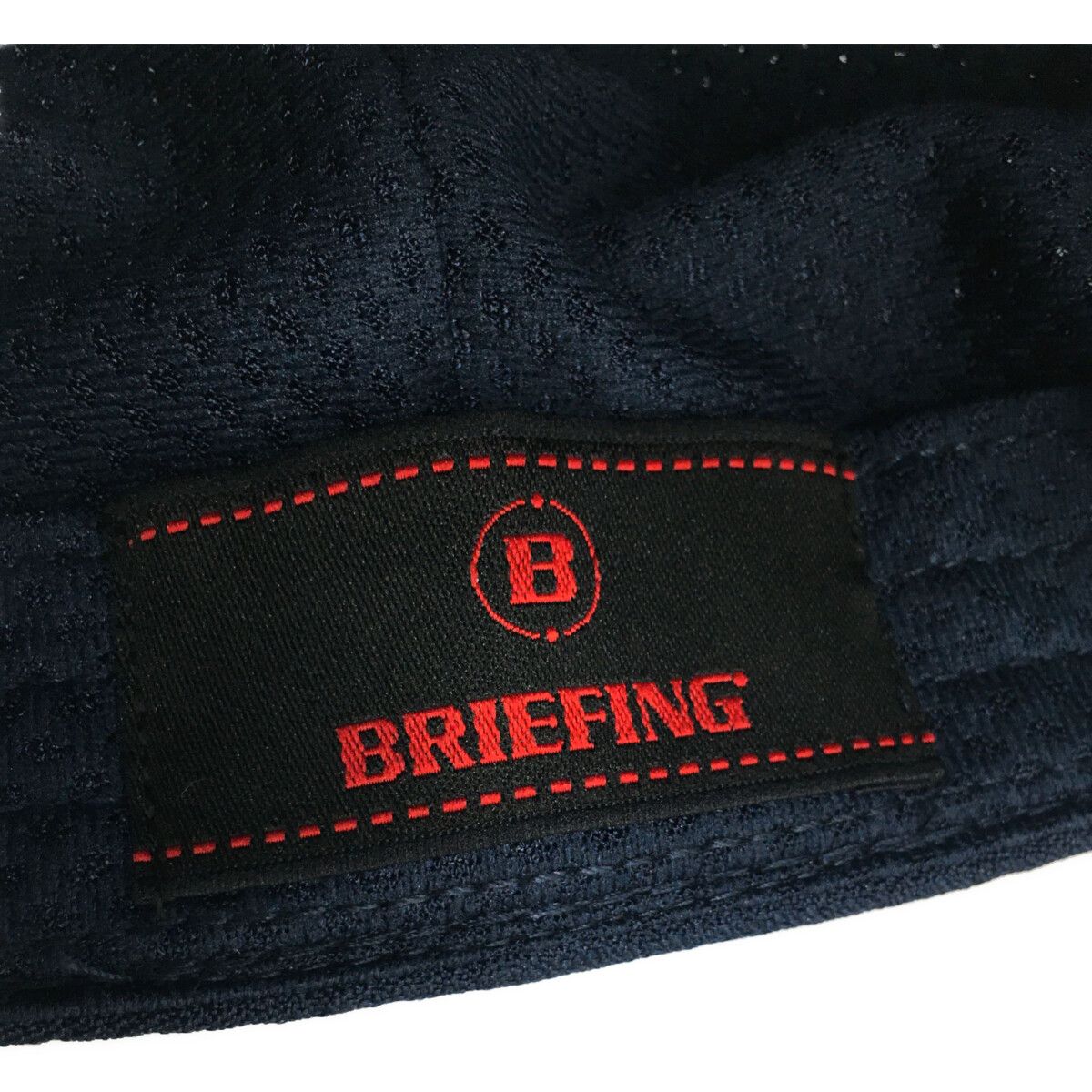 BRIEFING - coco 中古 ブリーフィング BRIEFING キャップ フリー ネイビー ストローキャップ メッシュ仕様 刺しゅうロゴ 中古 ブリーフィング BRIEFING キャップ フリー ネイビー