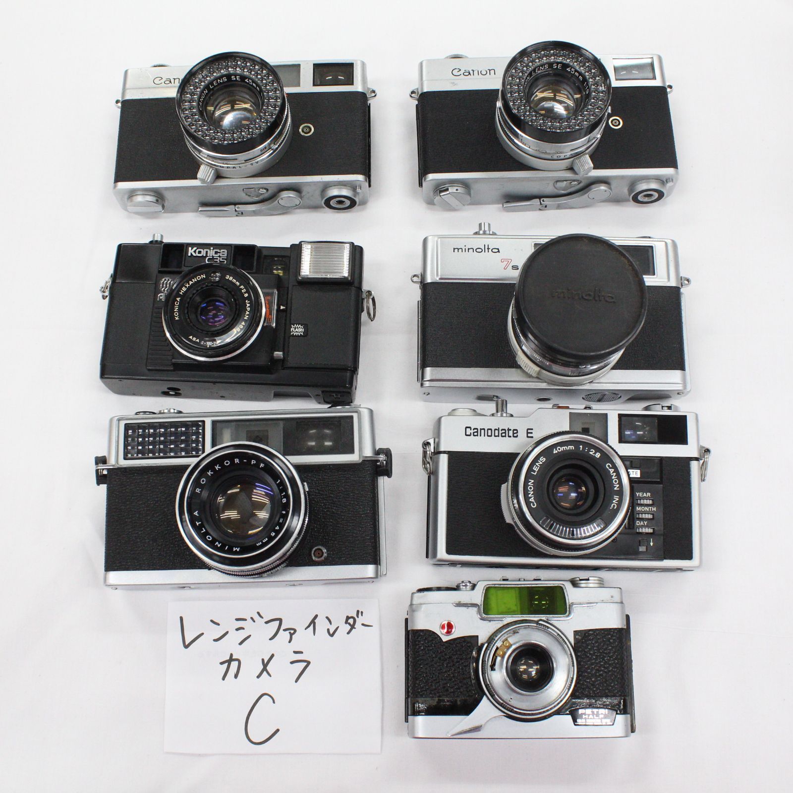 ジャンク　カメラ　まとめ　レンジファインダー　3 □ジャンクまとめ レンジファインダーカメラ 現状品 - メルカリ