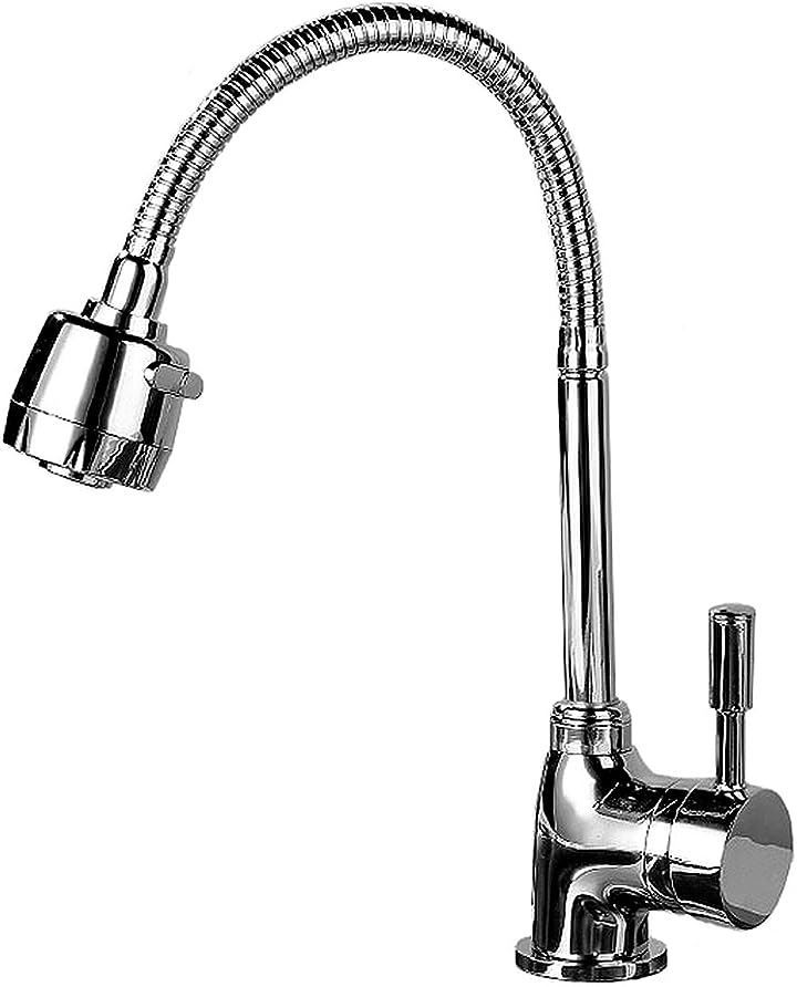 Life System シャワー 切り替え付き 混合水栓 キッチン 洗面用 蛇口 シングルレバー シャワーノズル シャワーヘッド 自由可動 洗面台 水道 SK225( シャワー切り替え)