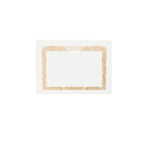 （まとめ） 賞状用紙 オキナ ＯＡ対応金箔賞状用紙 SGA4 4970051008644 ●規格：Ａ４ 1袋【×20セット】