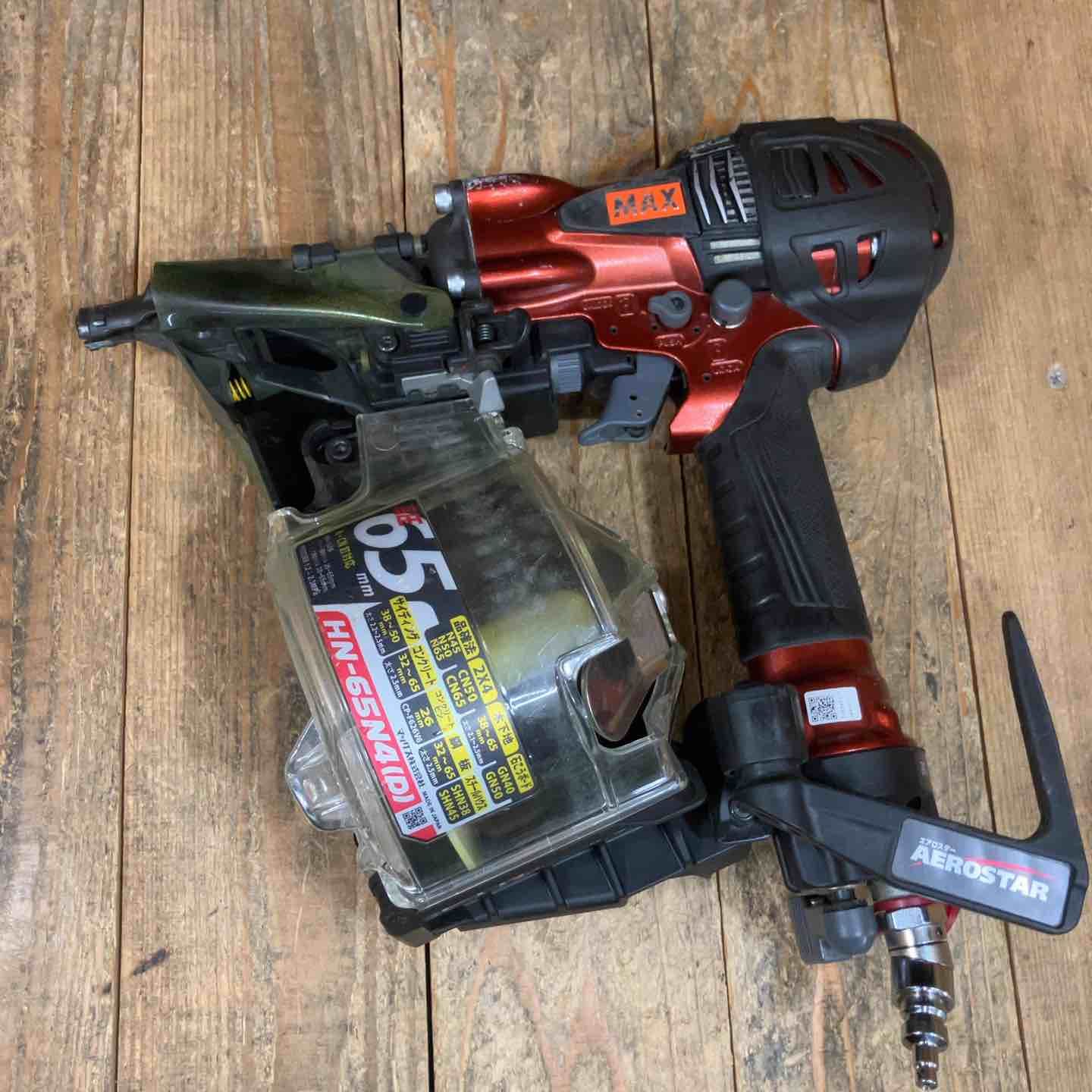マックス MAX 高圧エア釘打ち機 HN-65N4 D -R 所沢店
