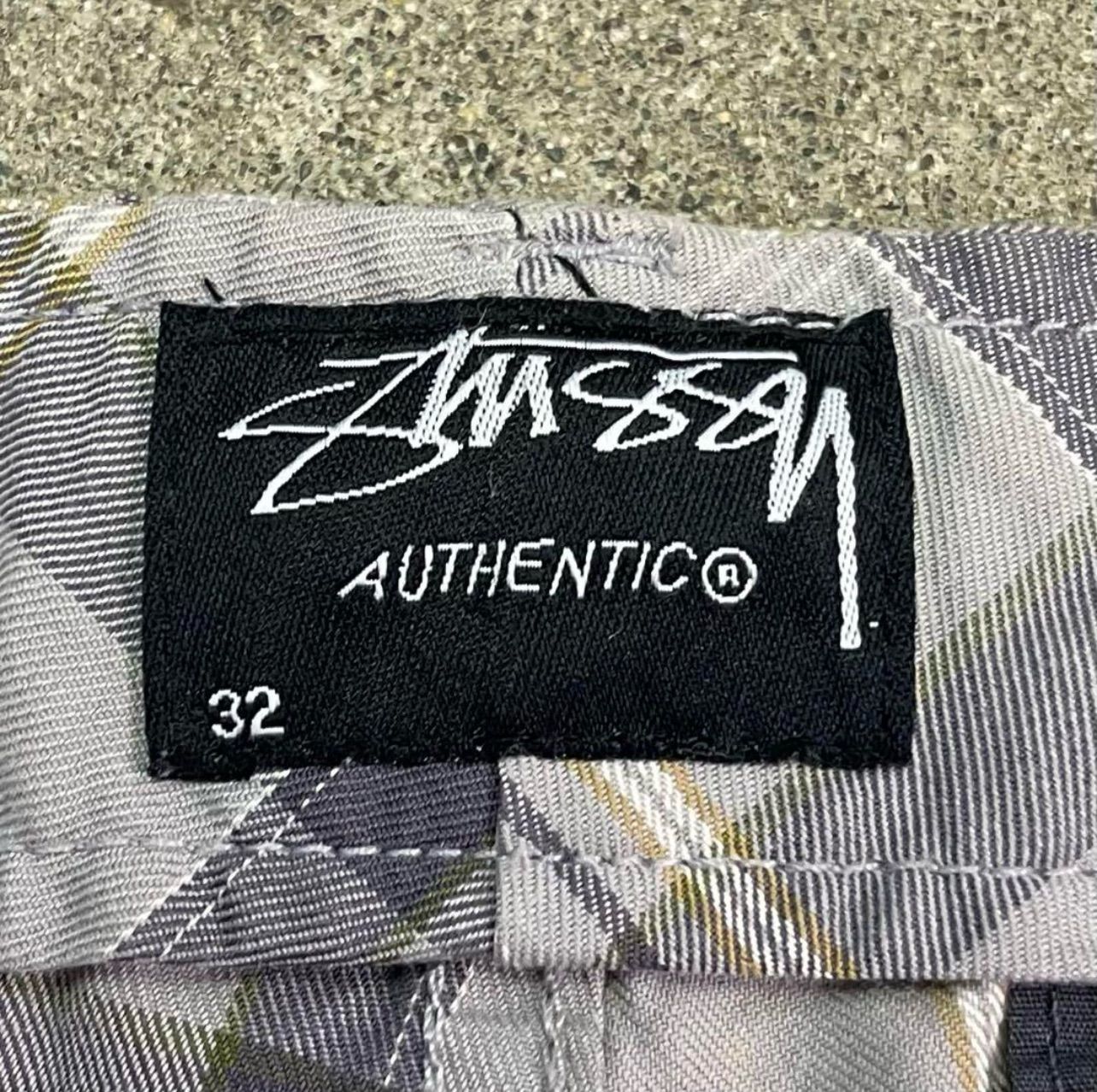 Stussy ステューシー チェック カーゴパンツ 32 ワークパンツ カーゴパンツ ペインターパンツ パンツ