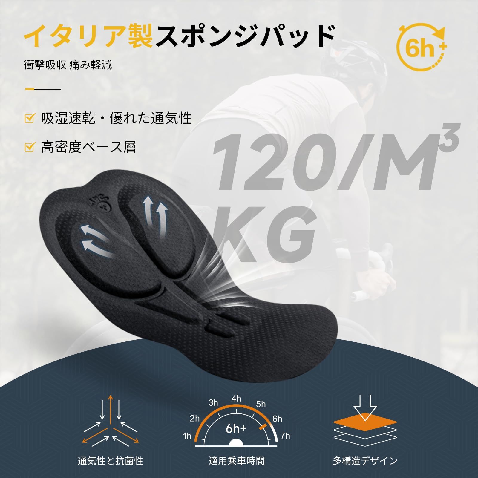 サイクルビブパンツ