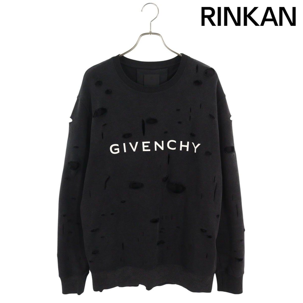 ジバンシィ  23AW  BMJ0KE3Y9W ブランドロゴクラッシュスウェット メンズ S 【2/27～3/18 タイムセール】