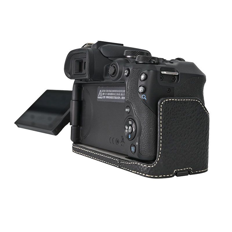 キャノン用 Canon EOS R10用 カ メラハーフケース カメラケース PU