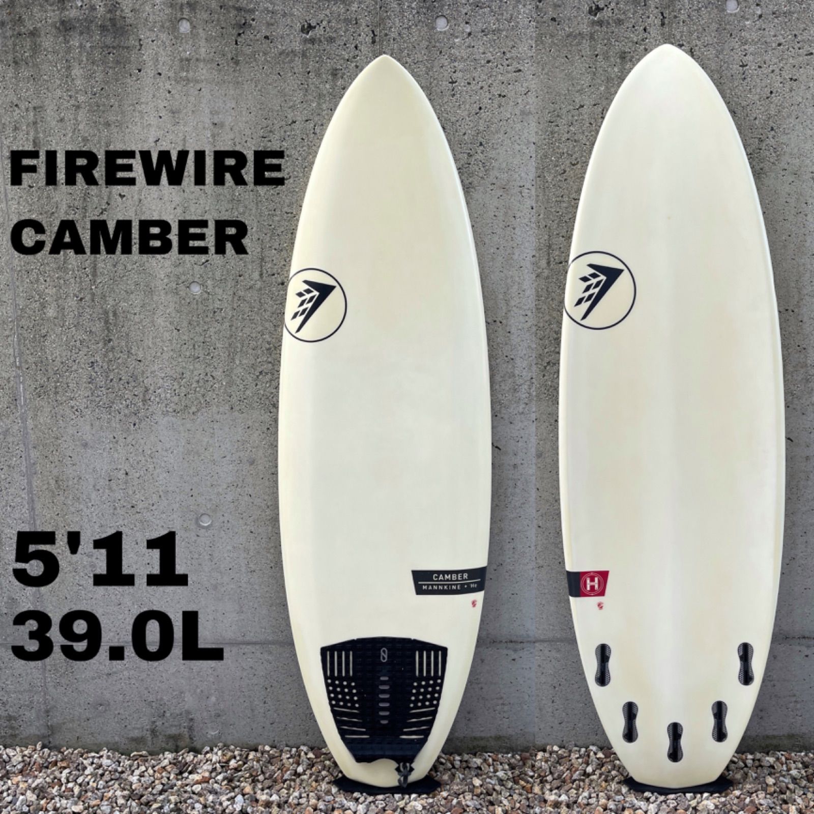 【3,000円クーポン対象!!】FIREWIRE ファイヤーワイヤー 5'11 サーフボード 39.0L キャンバー CAMBER ショートボード  サーフィン EPS HELIUM ケースおまけ