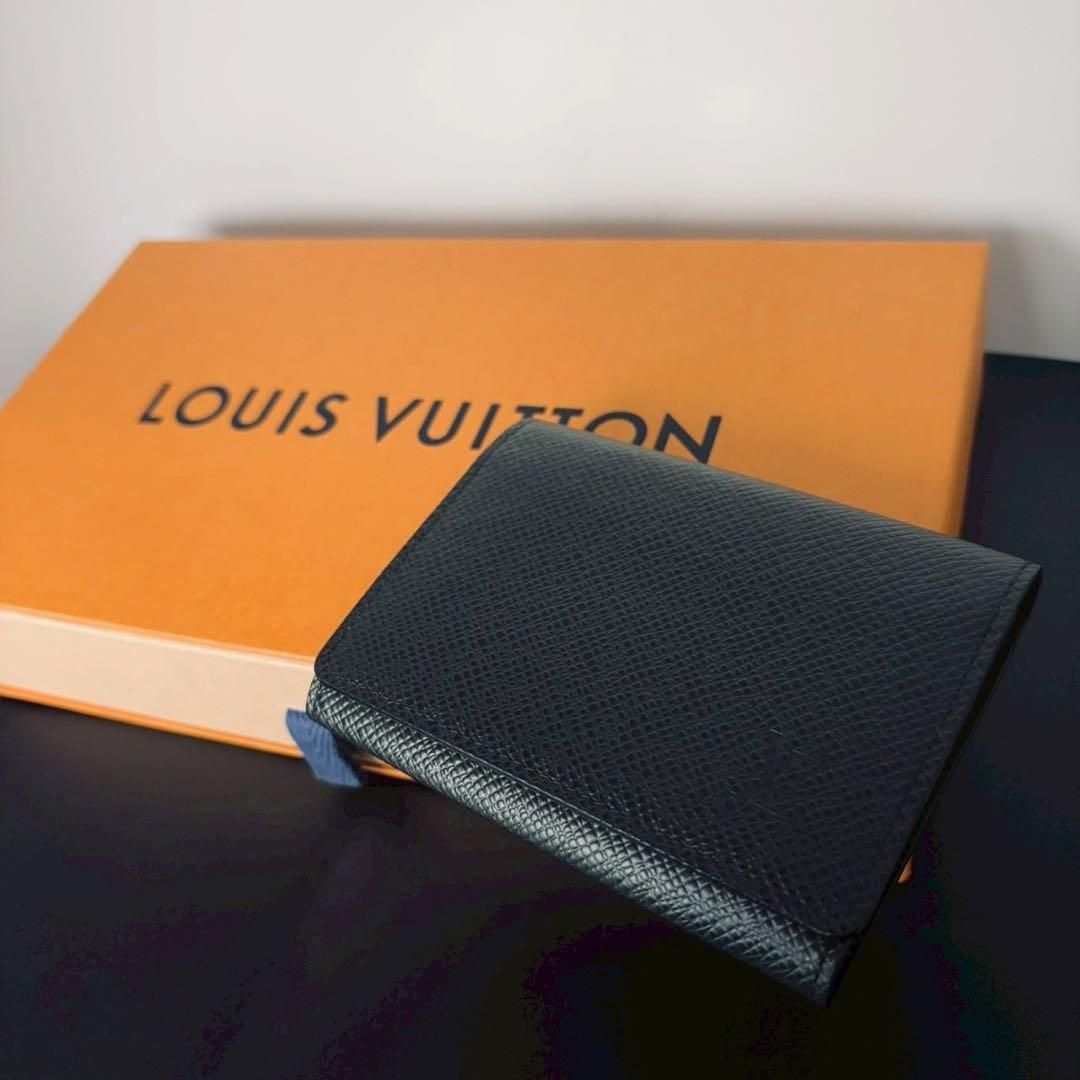 LOUIS VUITTON ルイヴィトン アンヴェロップ ドゥ ヴィジェット 名刺入れ カードケース カード入れ タイガ アルドワーズ