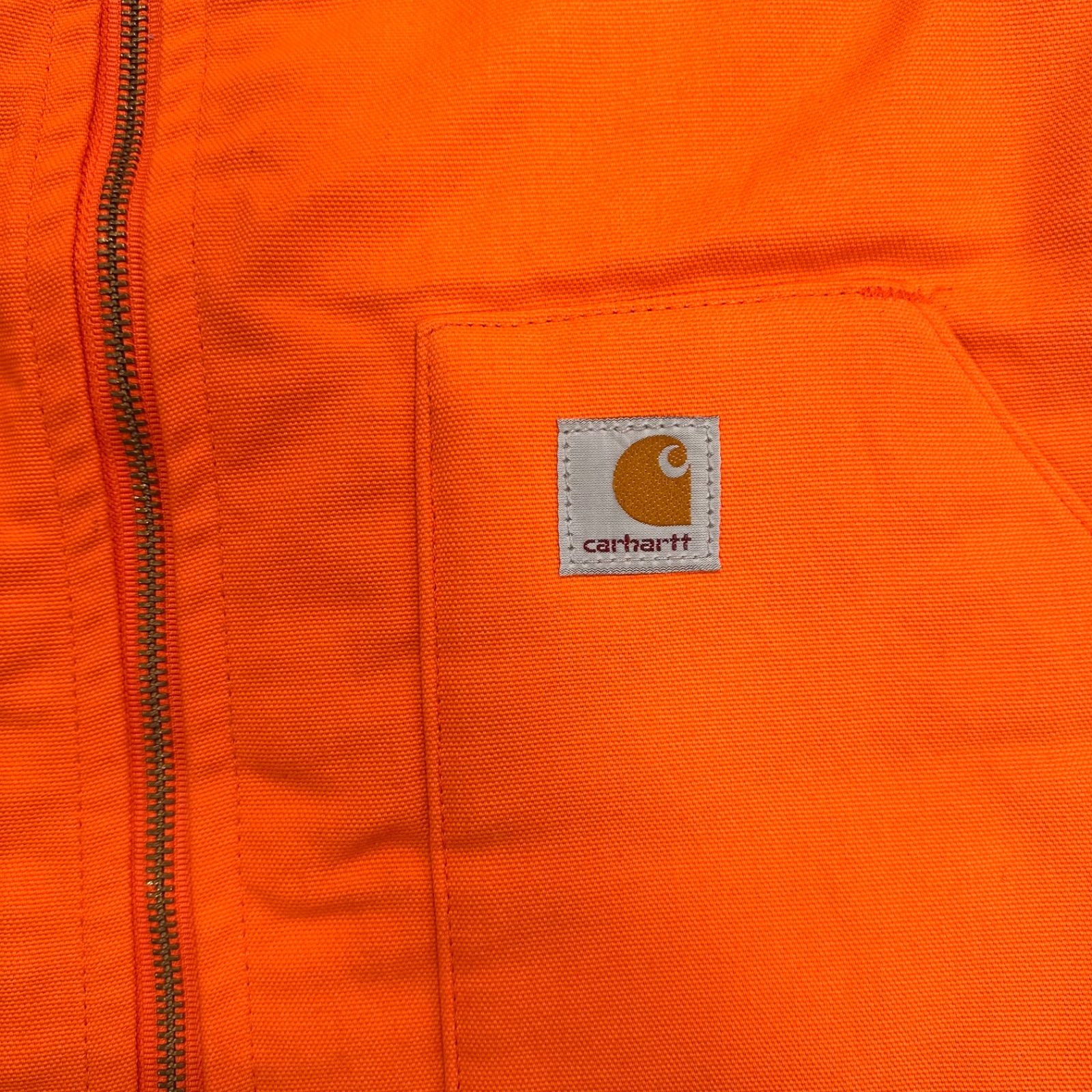 メキシコ製　Carhartt カーハート　ダックベスト　オレンジ カーハート ダック ハンティング ベスト メンズ XL / CARHARTT