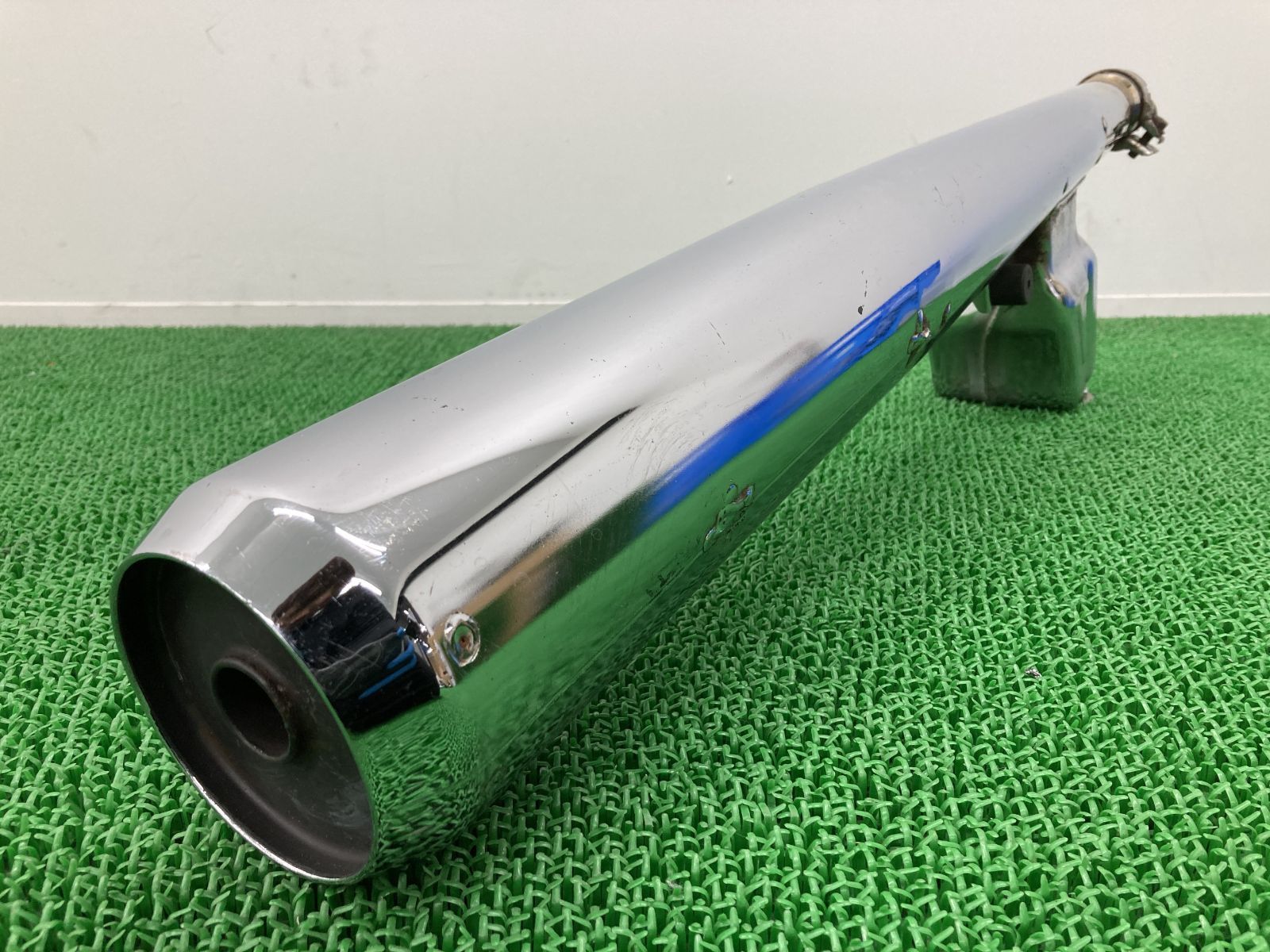 SR400 サイレンサーマフラー 3HTF ヤマハ 純正 中古 バイク 部品