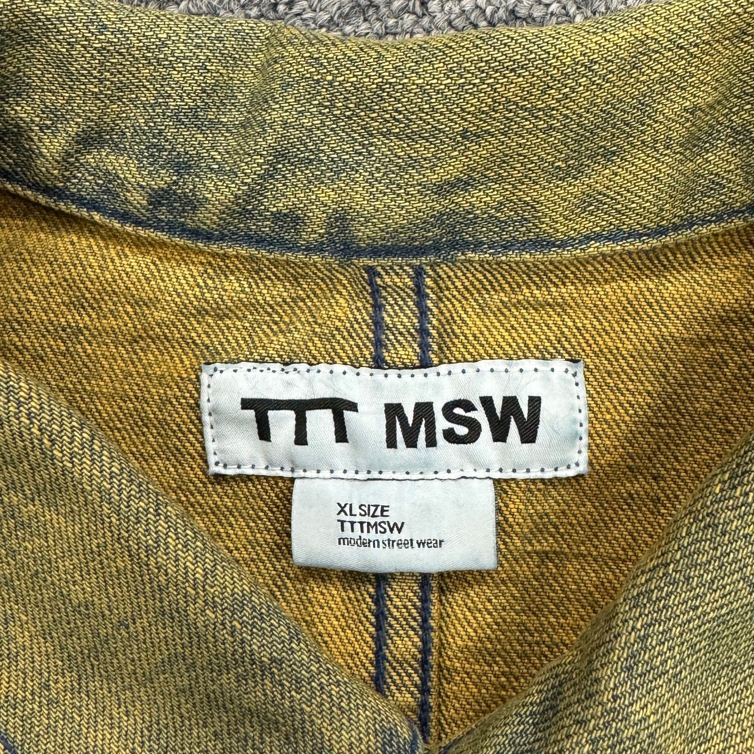 TTT MSW デニムジャケット TTT MSW（ティー）の「Organic cotton denim jacket（その他
