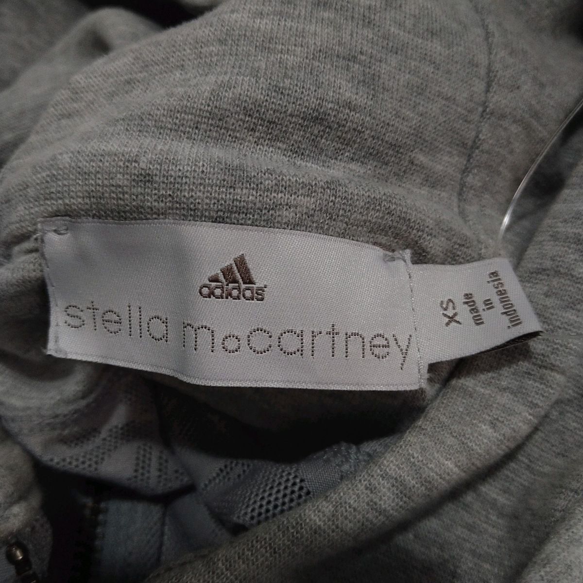 美品26400円 アディダス バイ ステラマッカートニー パーカー XS グレー adidas by Stella McCartney クロップドパーカー / アディダス