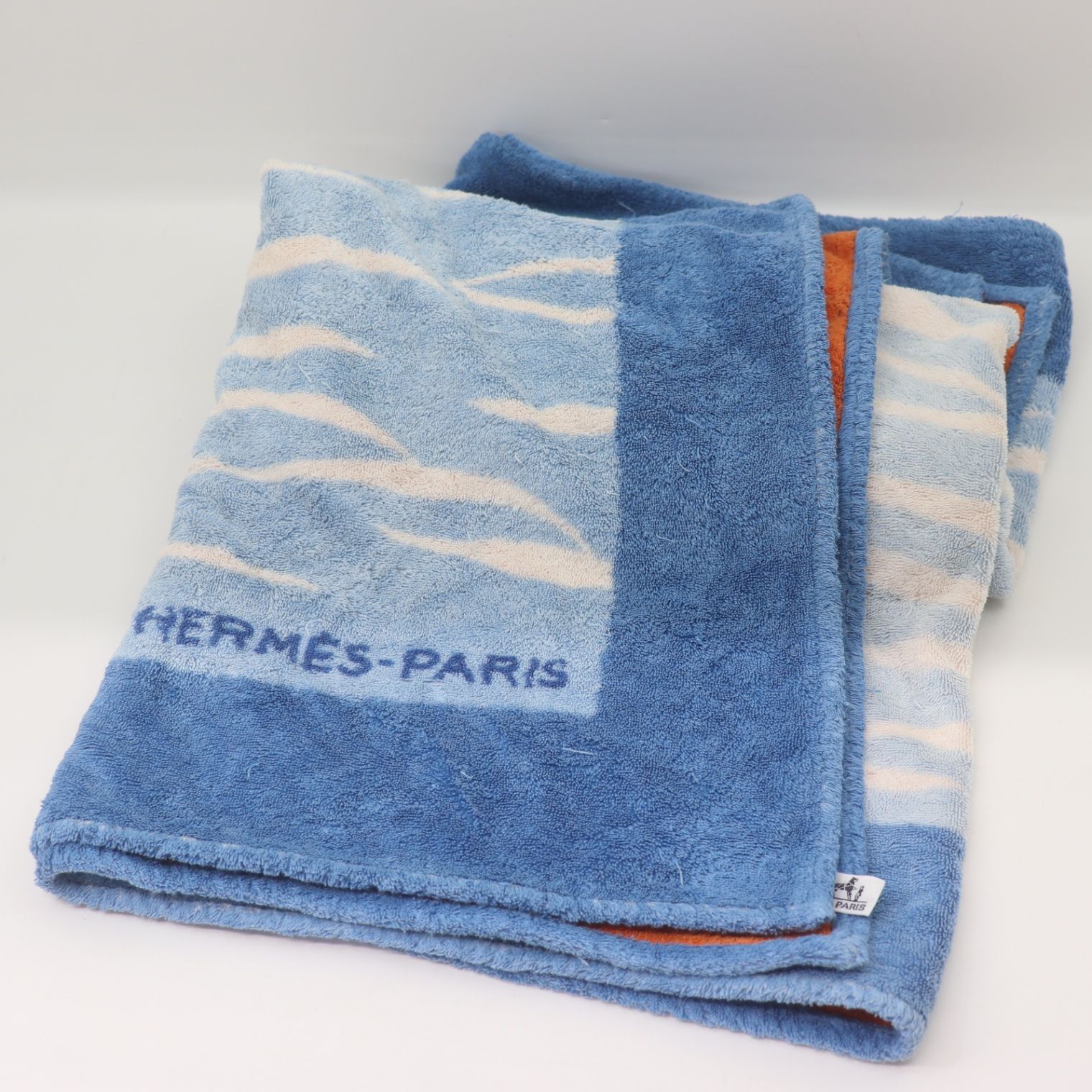 IT1VYUAUKAB8 HERMES エルメス ビーチタオル 大判 厚手 タオル