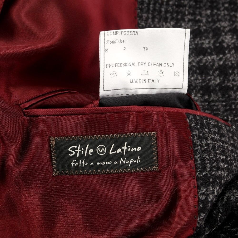 中古】スティレ ラティーノ STILE LATINO ウールカシミヤ チェック