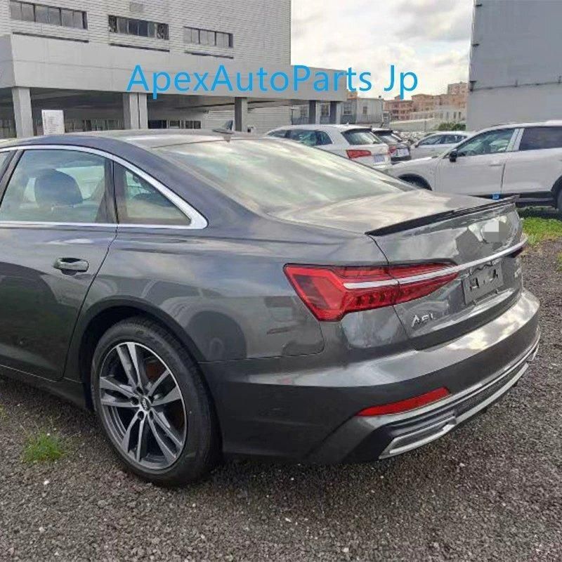 19-23年式 アウディA6 C8 スポイラー デコレーション 穴あけ不要 塗装済みカーボンエアロウイング