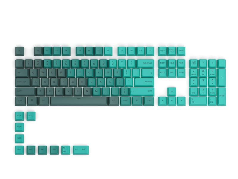 グロリアス(Glorious) Glorious PBT Rain Forest Key Caps メカニカルキーボード用 114キーキャップセット GLO-KC-GPBT-RF KB679