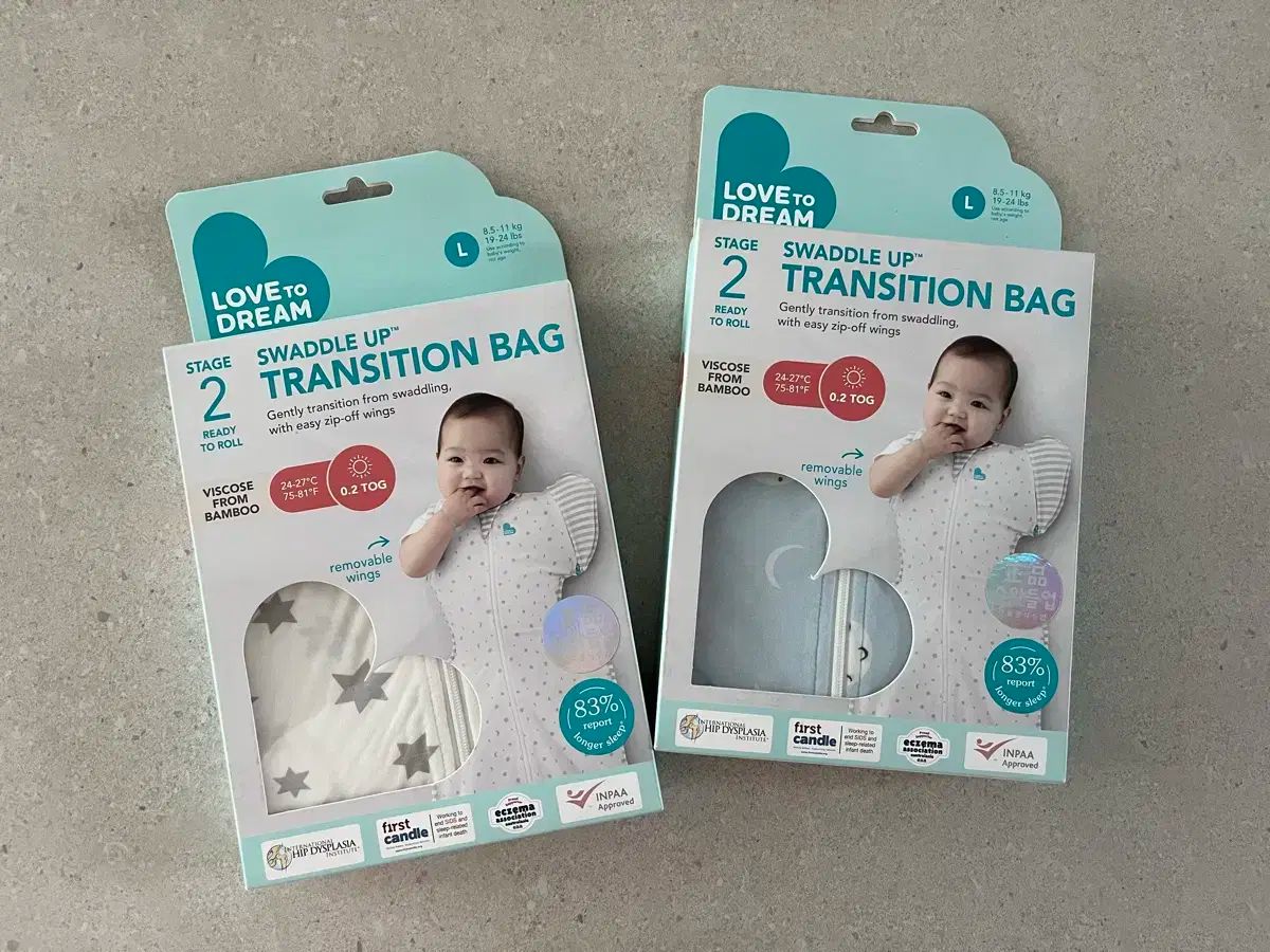 未開封 商品 夢を見るのが大好き Swaddleup スワドルアップ バンブー 遷移 50 2 歩数 L