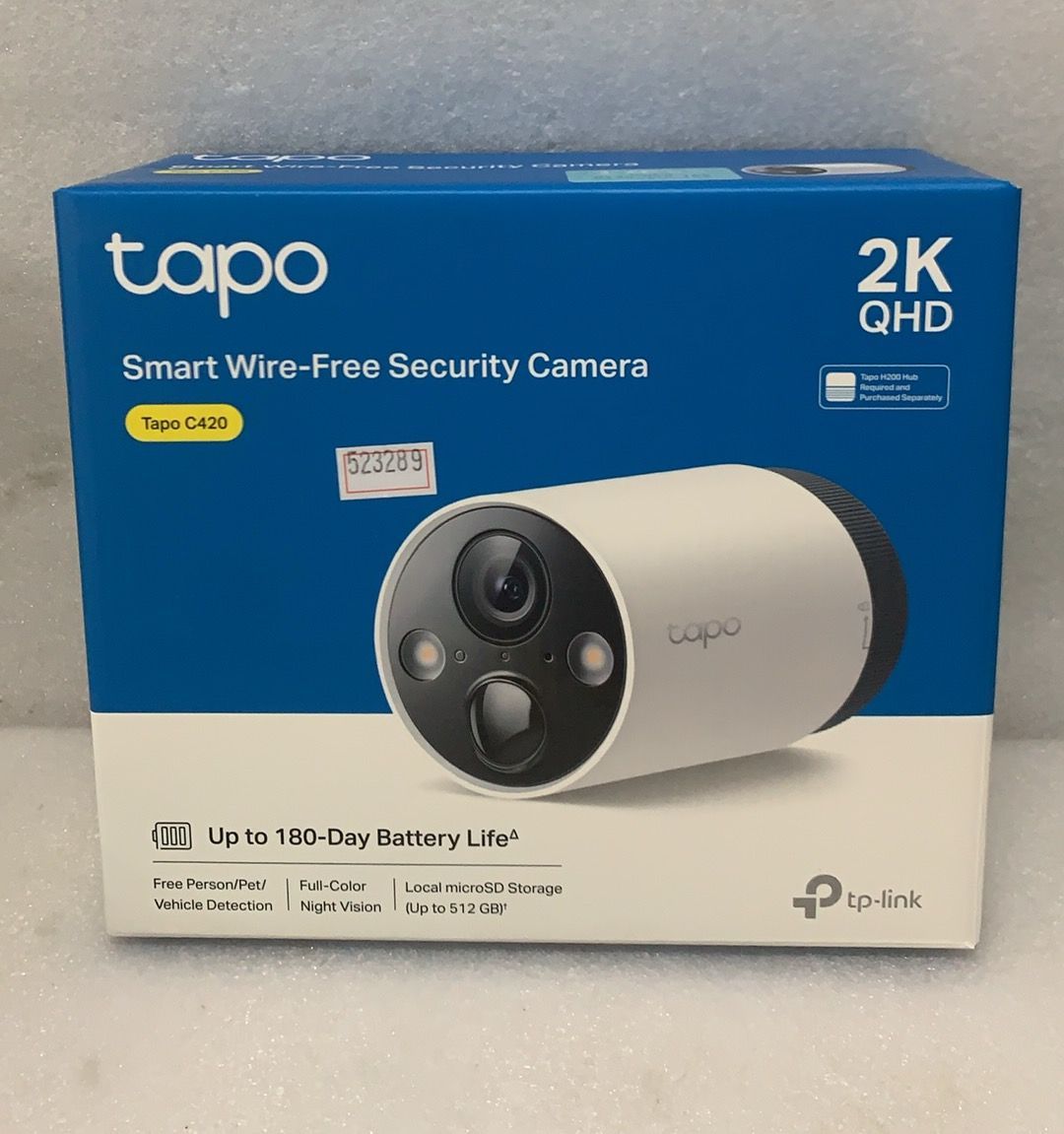 Tapo C420 追加用フルワイヤレス カメラ 523289