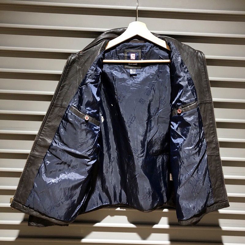 ラルフローレン CHAPS チャップス ジップアップ レザージャケット XL ラルフローレン CHAPS チャップス ジップアップ レザージャケット XL