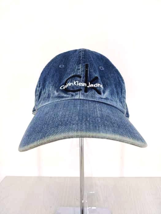 シーケーカルバンクライン ck Calvin Klein デニム刺繍キャップ