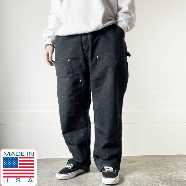 希少 USA製 carhartt B01 ダック ダブルニー ペインターパンツ