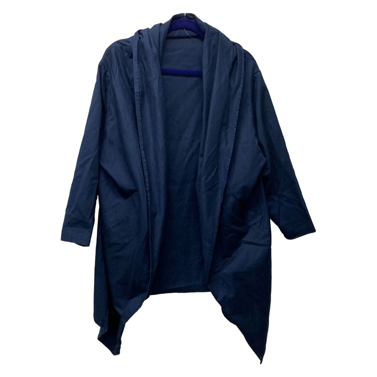 mizuiro ind ミズイロインド コート レディース - ネイビー 長袖 フード付き 春 秋