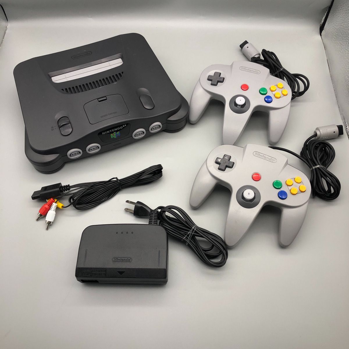 動作確認済】N64 本体 コントローラー ２個セット すぐ遊べる セット