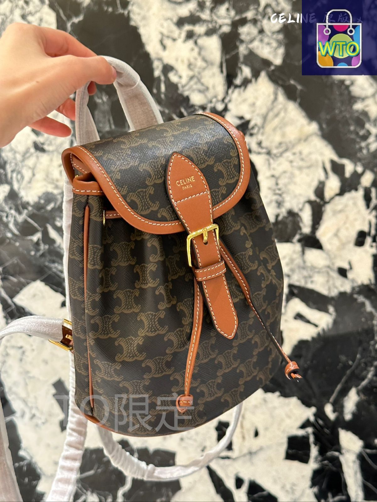 今日特価】Celine ヴィンテージモチーフ mini リュックサック