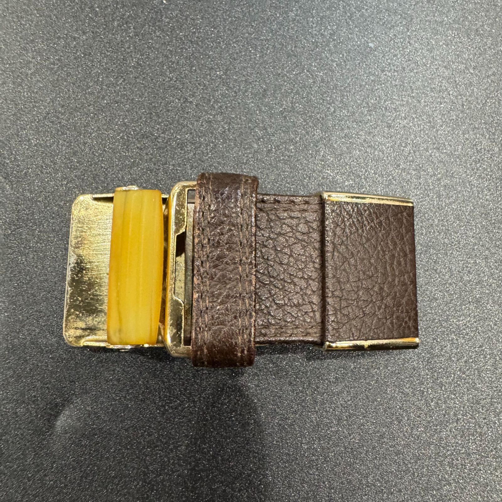 良品　YSL イヴサンローラン レザーベルト レディース　シルバー金具　黒 ベルト（レディース） サンローラン 人気ブランドランキング2025