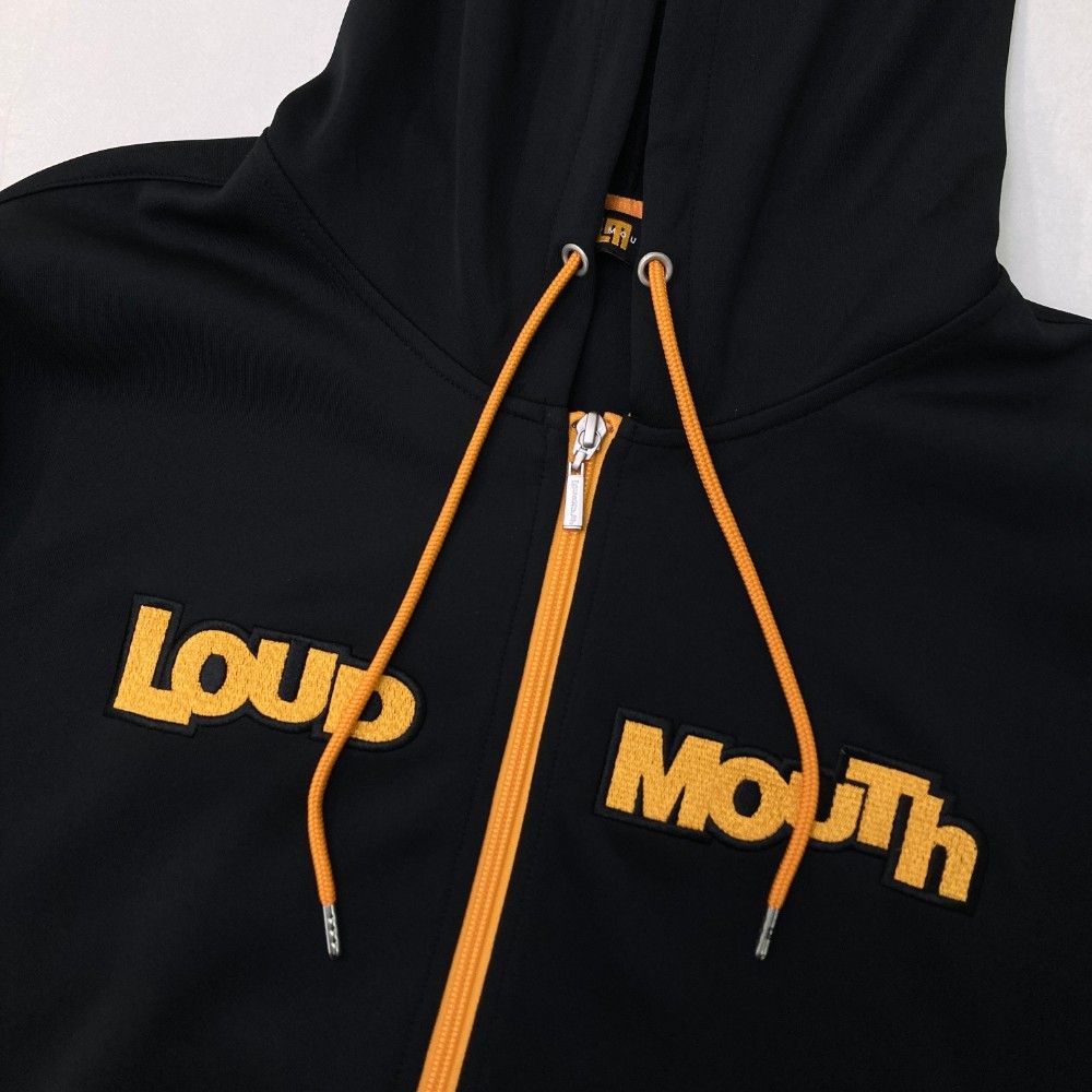サイズ：XL LOUD MOUTH ラウドマウス  ジップパーカー  ブラック系 [240101439217] ゴルフウェア メンズ ストスト サイズ：XL LOUD MOUTH ラウドマウス ジップパーカー ブラック系