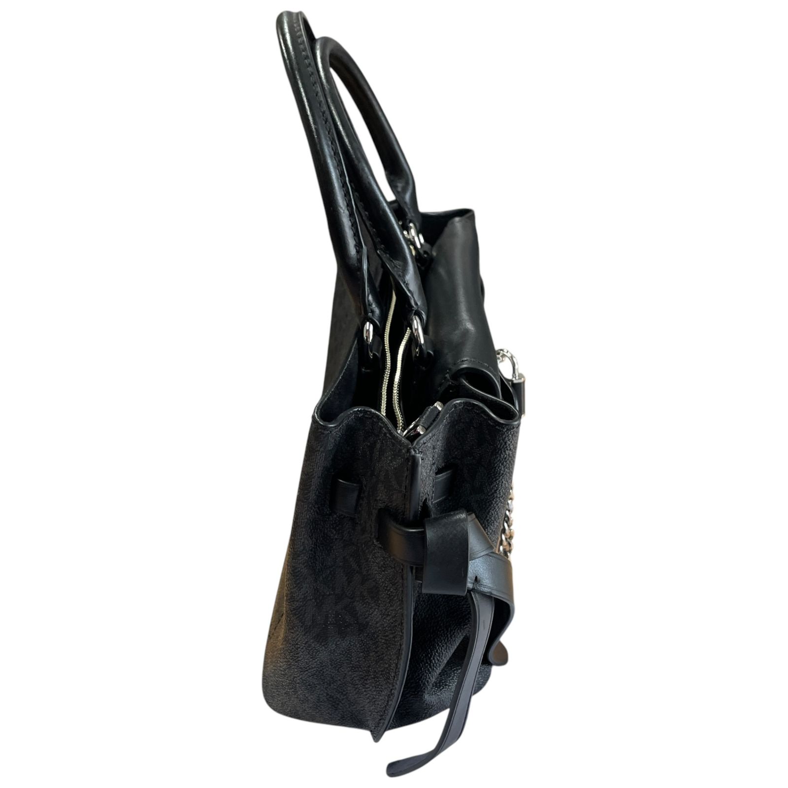 ◇中古品◇ MICHAEL KORS マイケルコース ブラック トートバッグ