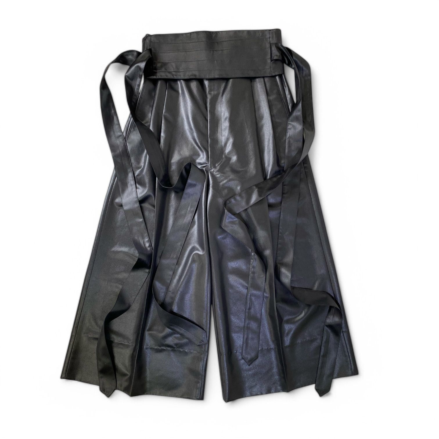 Requal リコール Leather like cummerband pants レザーライク 