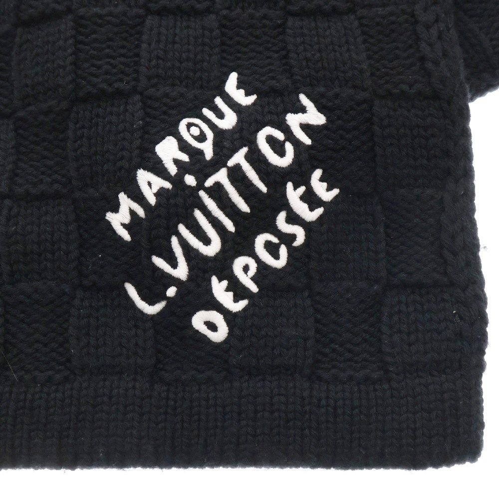 LOUIS VUITTON (ルイヴィトン) Demier Logo Heritage Snag Muffler