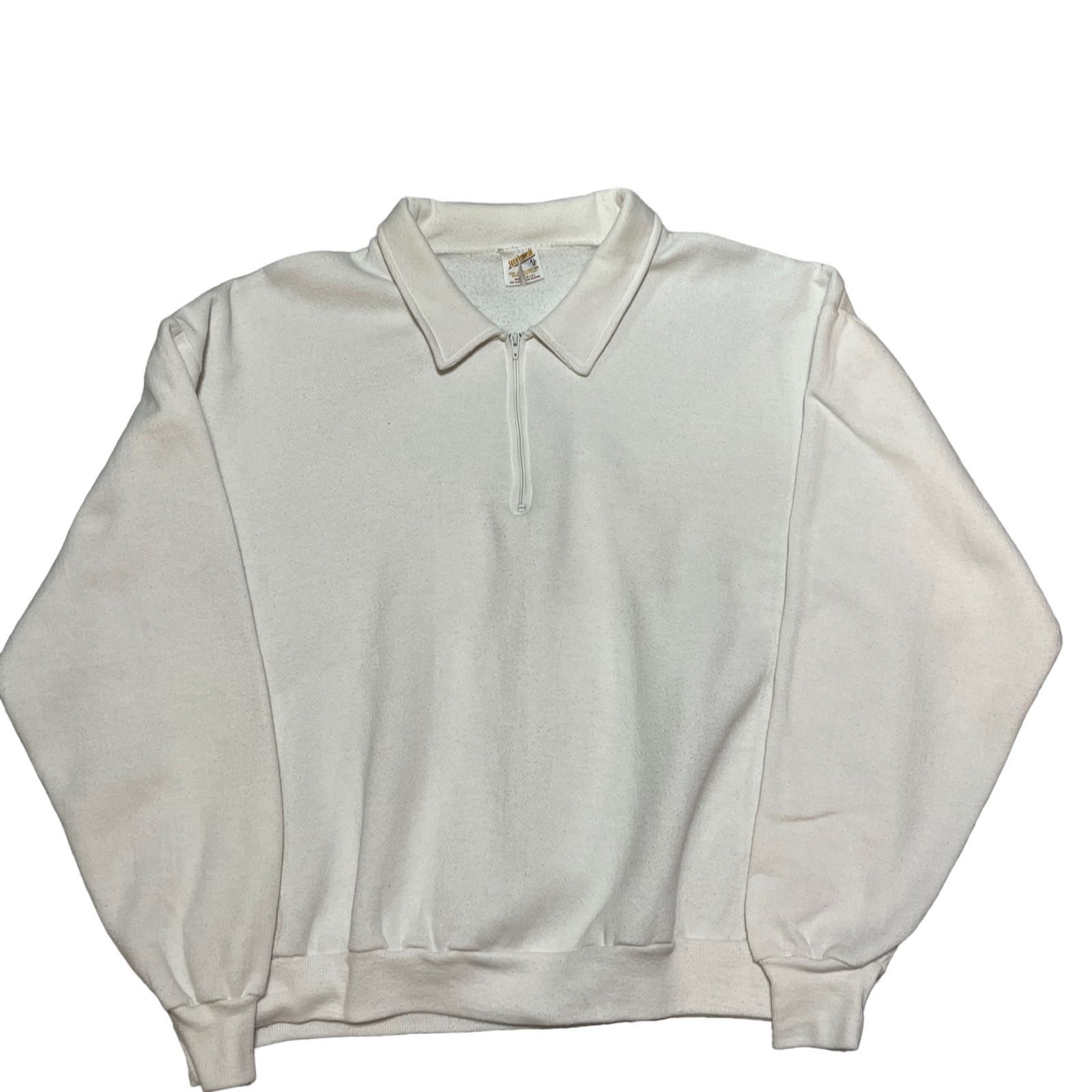 sports wear】70s USA Half Zip Sweat XL 