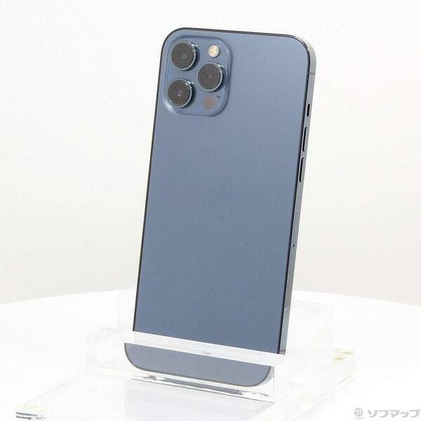 〔 〕iPhone12 Pro Max 128GB パシフィックブルー MGCX3J A SIMフリー 258