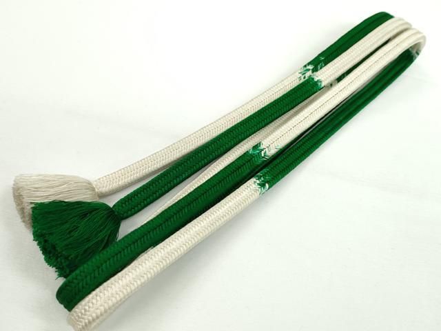 平和屋本店 上 有職組紐道明 帯締め 冠組 十段 深緑 宮内庁御用 国立博物館御用 東京芸術大学御用 CXAA0670s5