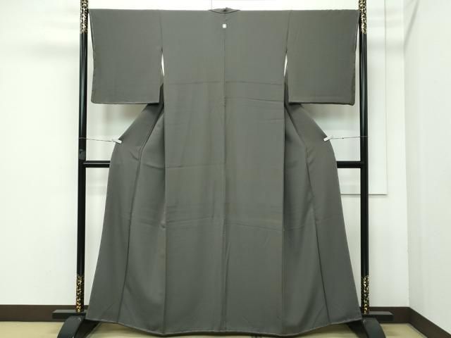 平和屋着物 上 色無地 海松茶色 ♥ CZAA3593s5