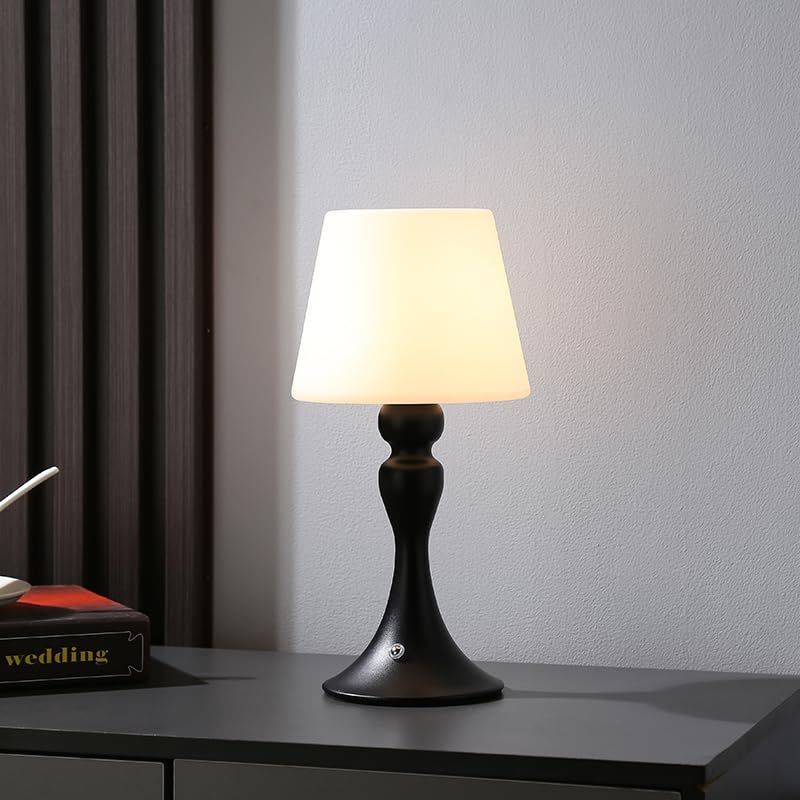 【新着商品】ブラック) (29.5cm*15cm 枕元 LEDライト プレゼント 寝室 子供部屋 電気スタンド 読書灯 明るい 目に優しい USB充電式 おしゃれ ベッドサイドランプ 卓上ライト 無段階調光 3段階調色 