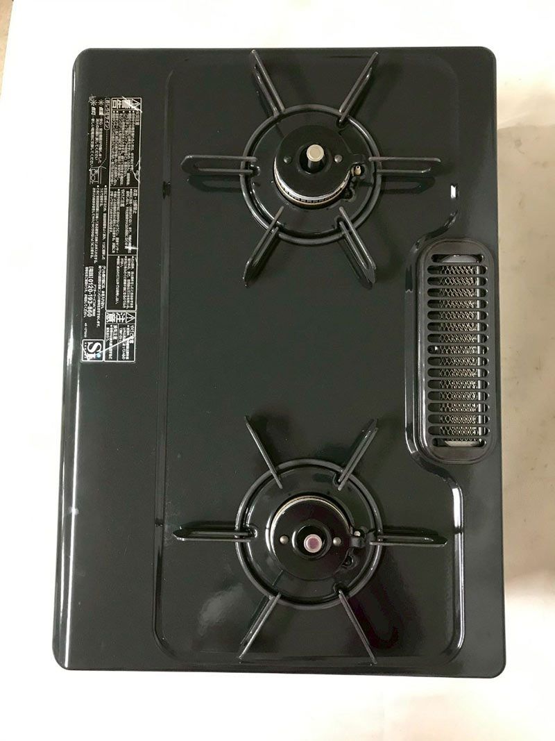 北見市発】パロマ Paloma ガスコンロ IC-N36B-R 2017年製 黒 LPガス用