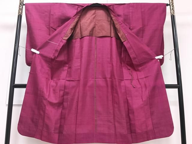 平和屋着物●上質な紬　縞　正絹　逸品　AABC5145zg 平和屋着物○上質な紬 縞 正絹 逸品 AABC5145zg